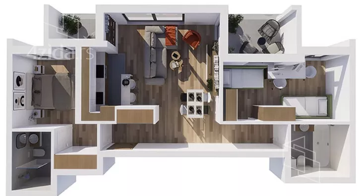 Trosoban stan | 4zida