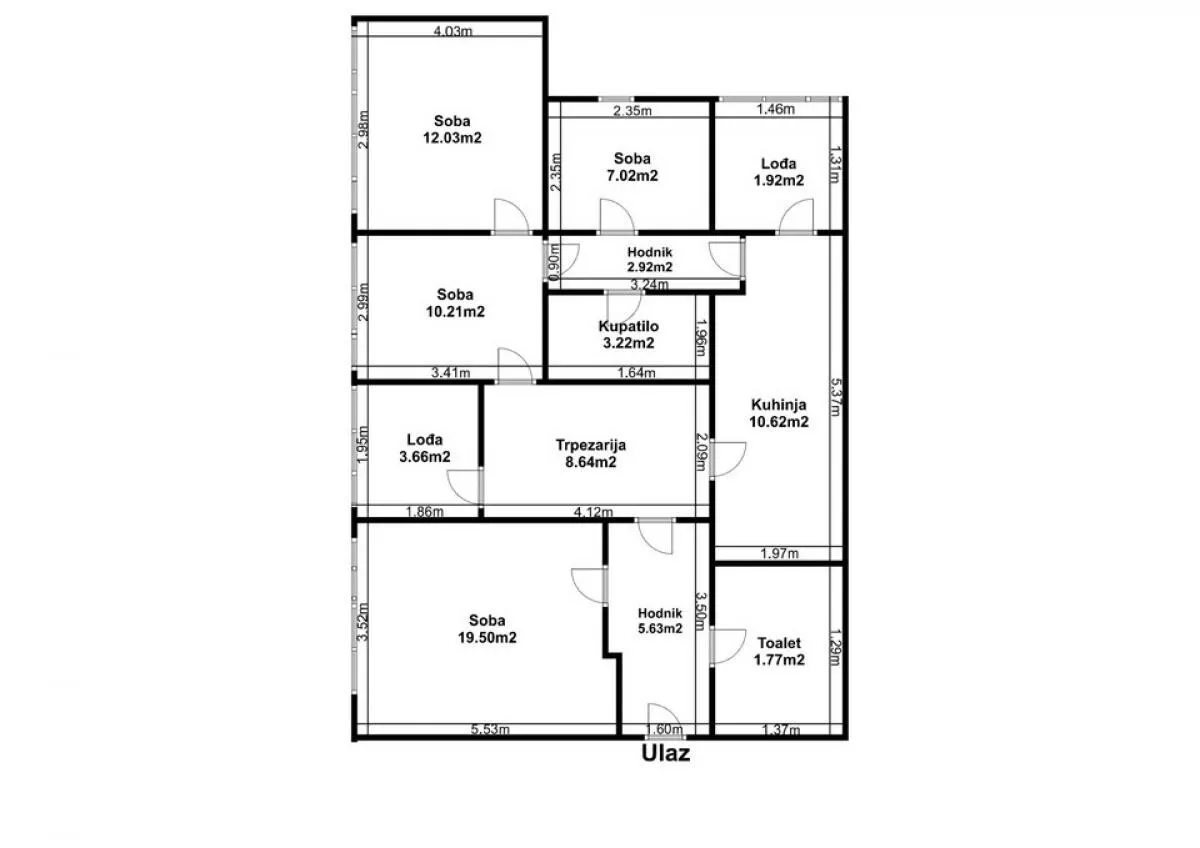 Troiposoban stan | 4zida