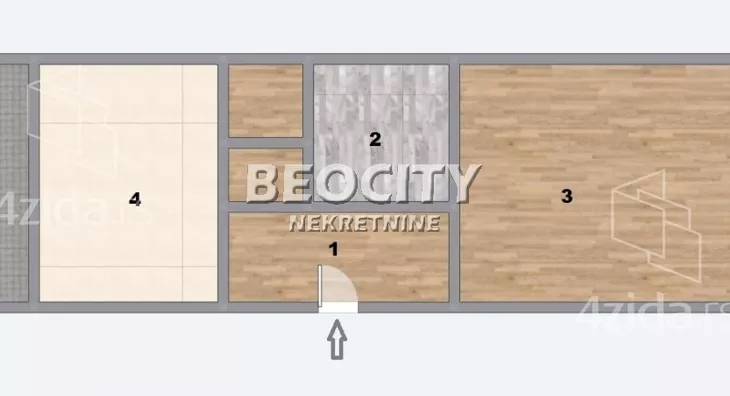 Jednosoban stan | 4zida