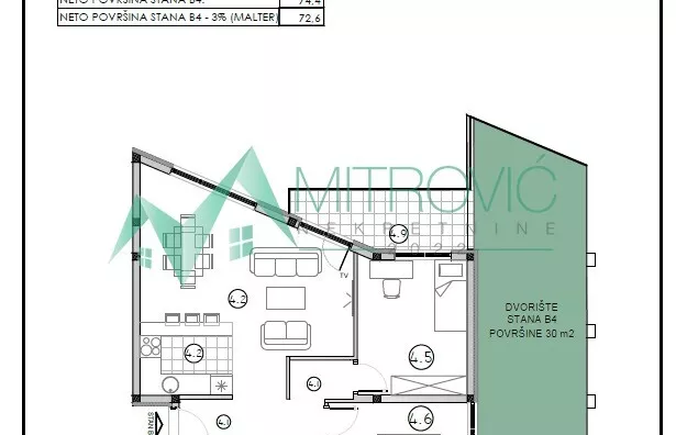 Trosoban stan | 4zida