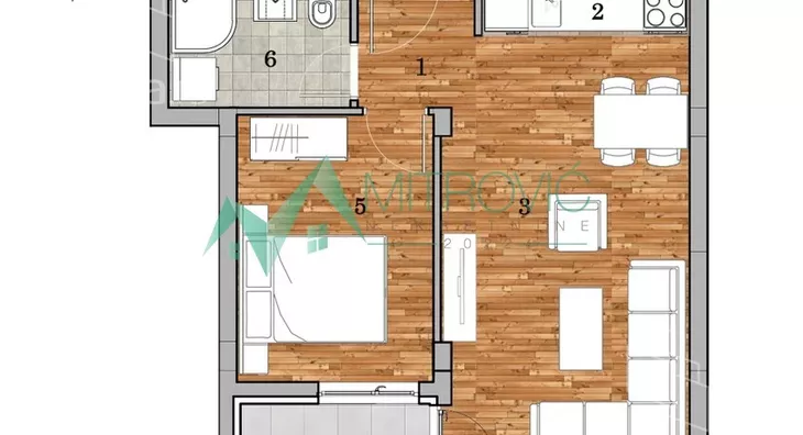 Dvosoban stan | 4zida