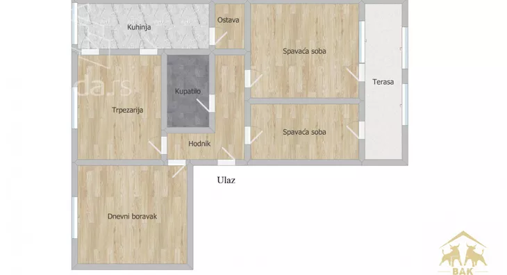 Troiposoban stan | 4zida