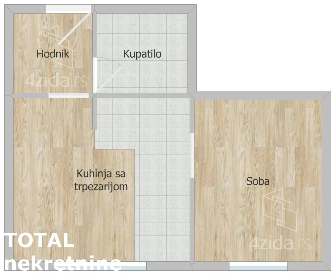 Jednoiposoban stan | 4zida