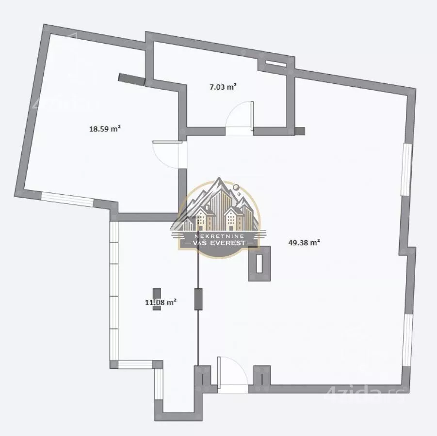 Trosoban stan | 4zida