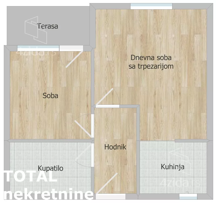 Jednoiposoban stan | 4zida
