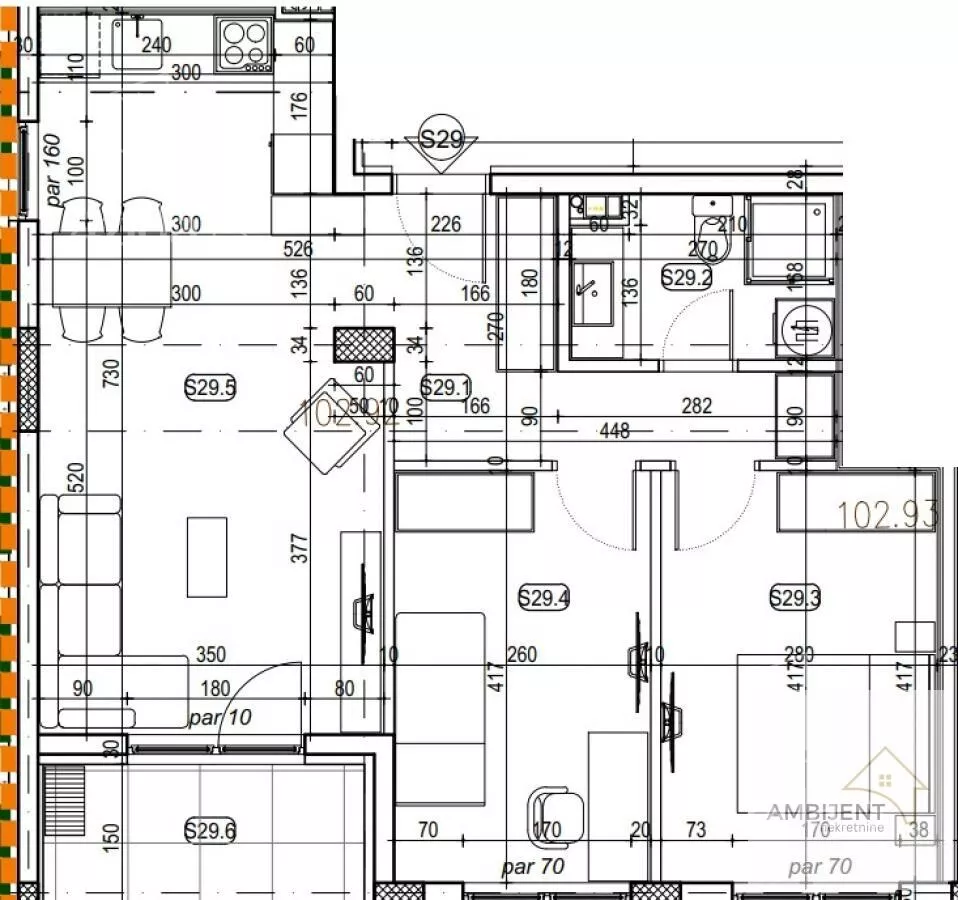 Trosoban stan | 4zida