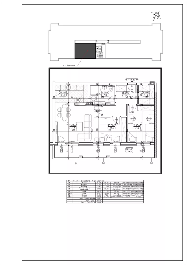 Trosoban stan | 4zida