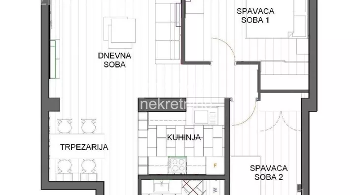 Trosoban stan | 4zida