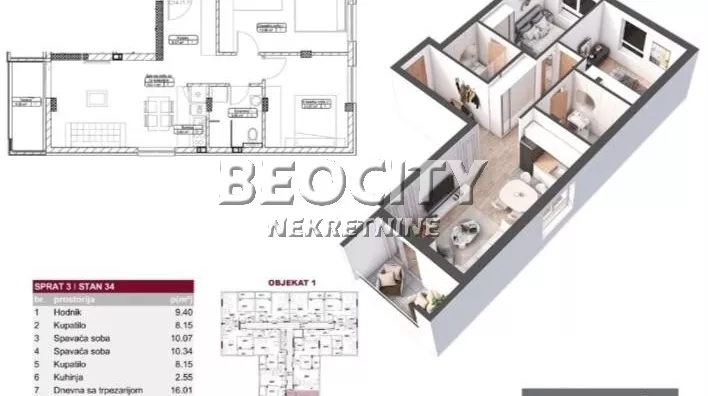 Trosoban stan | 4zida