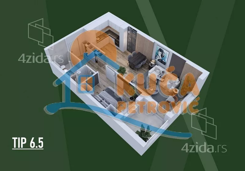 Dvosoban stan | 4zida