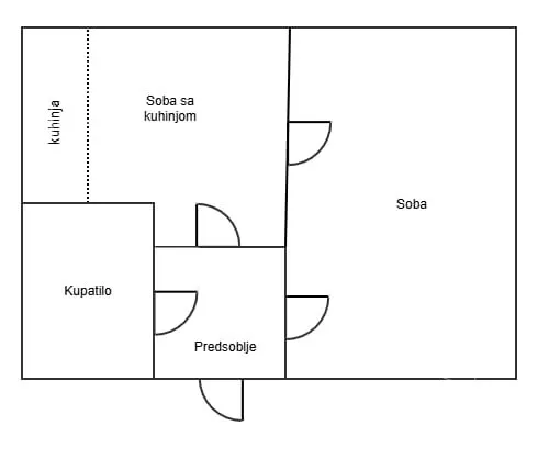 Jednoiposoban stan | 4zida