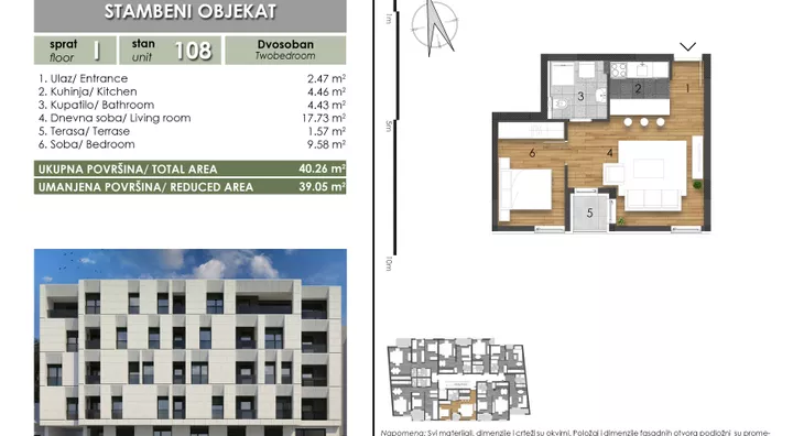 Dvosoban stan | 4zida