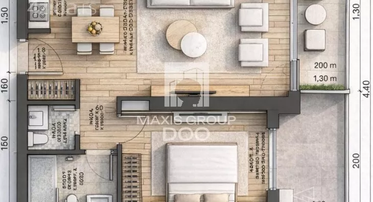 Dvosoban stan | 4zida