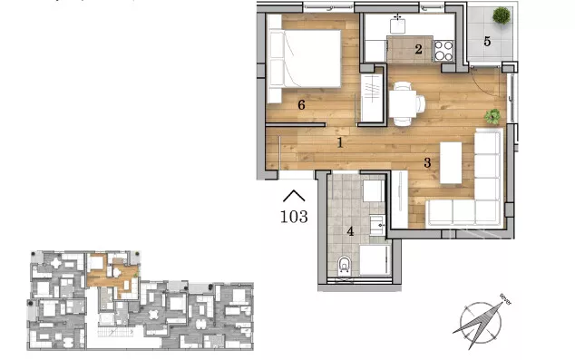 Dvosoban stan | 4zida