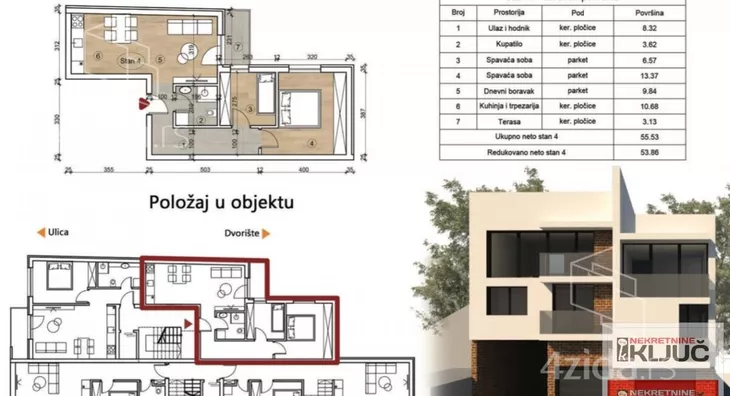 Dvoiposoban stan | 4zida
