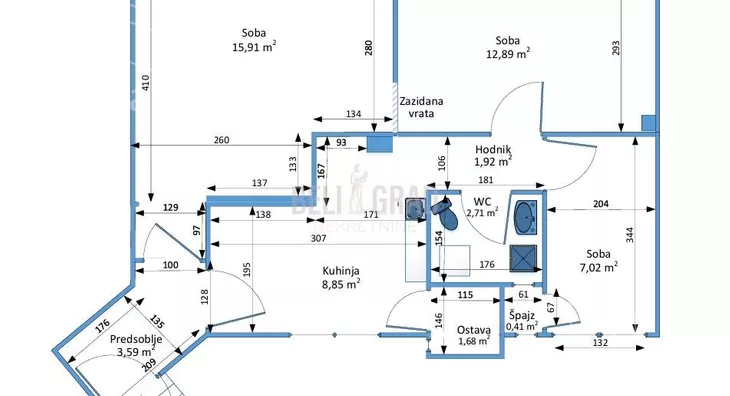 Dvoiposoban stan | 4zida