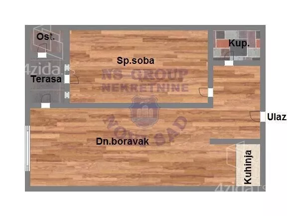 Dvosoban stan | 4zida