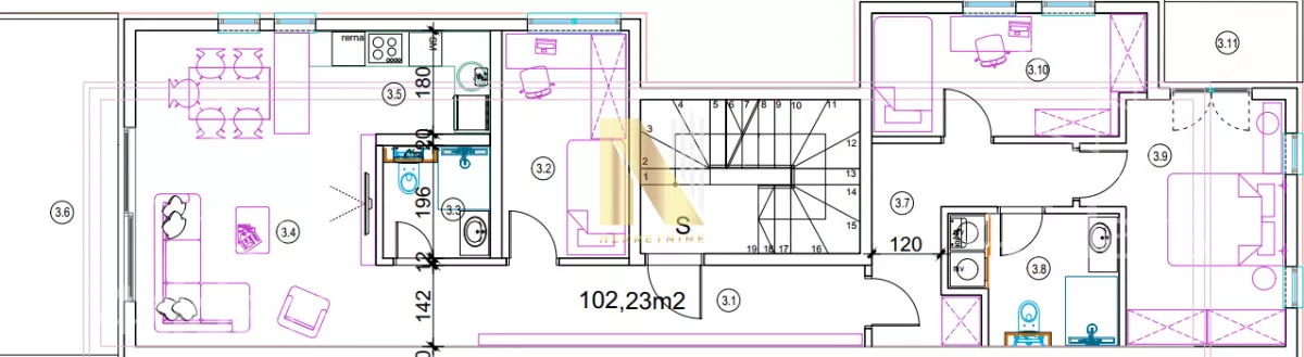 Troiposoban stan | 4zida