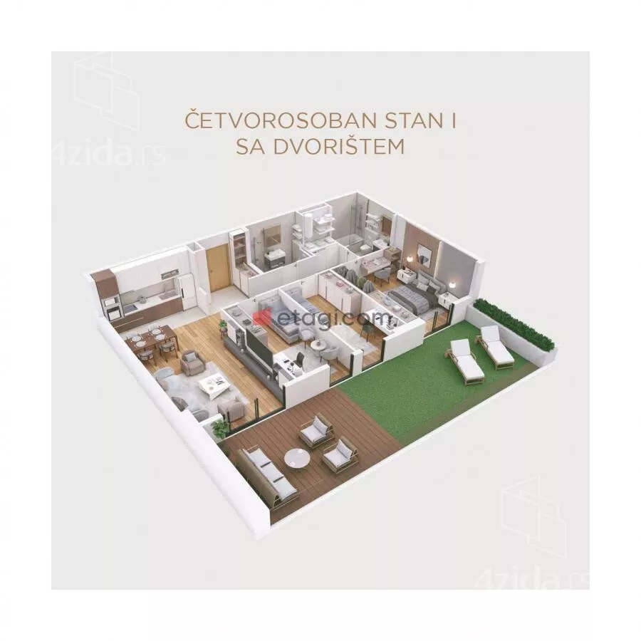 Četvorosoban stan | 4zida