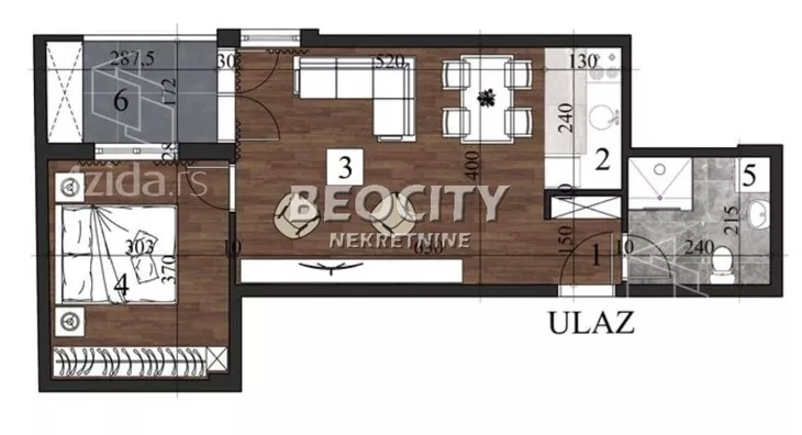 Dvosoban stan | 4zida