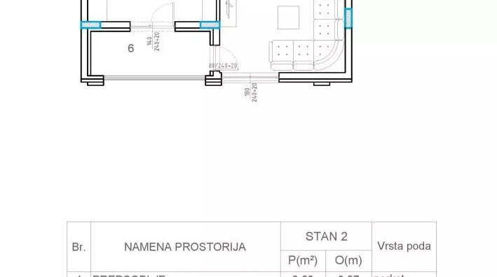 Dvosoban stan | 4zida