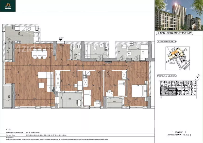 Petosoban stan | 4zida