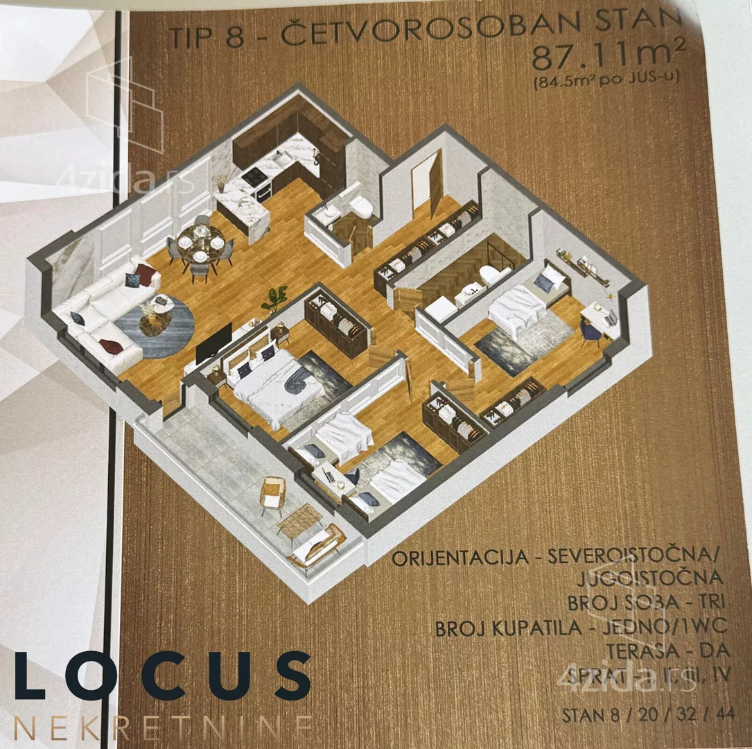 Četvorosoban stan | 4zida