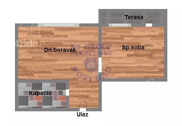 Jednoiposoban stan | 4zida