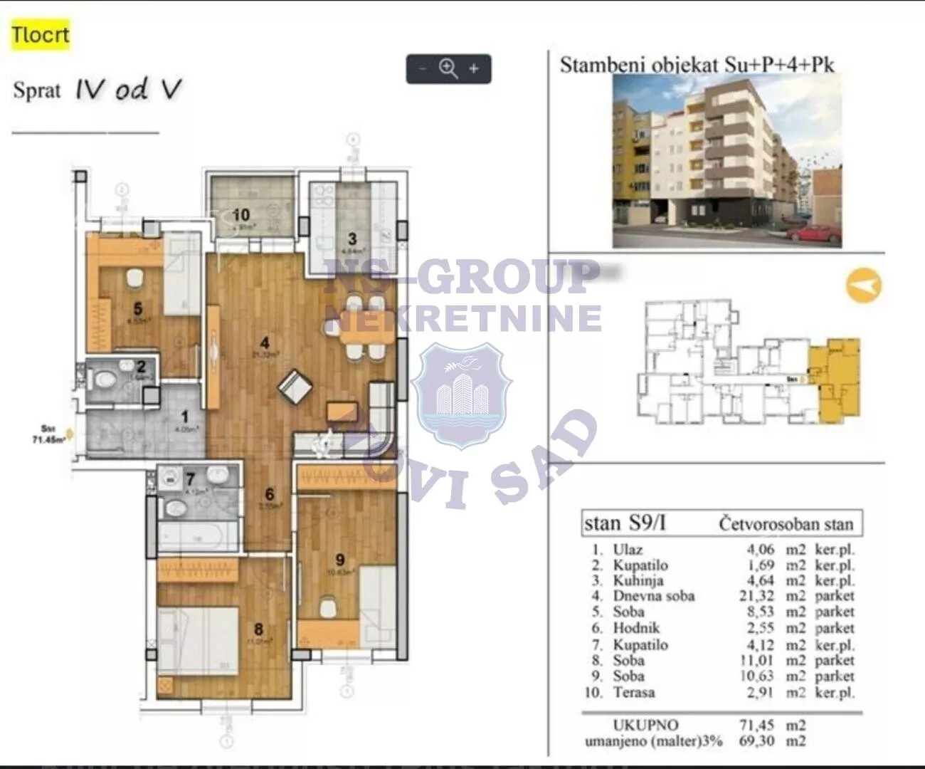 Četvorosoban stan | 4zida