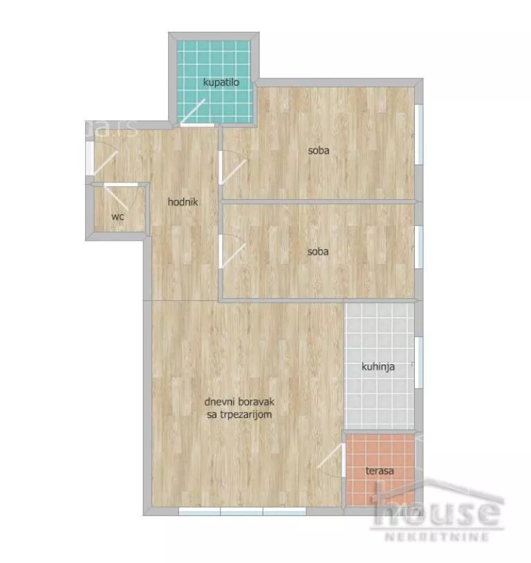 Trosoban stan | 4zida