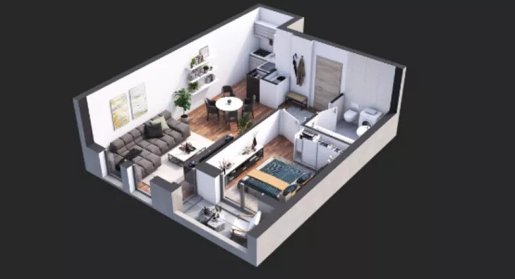 Dvosoban stan | 4zida