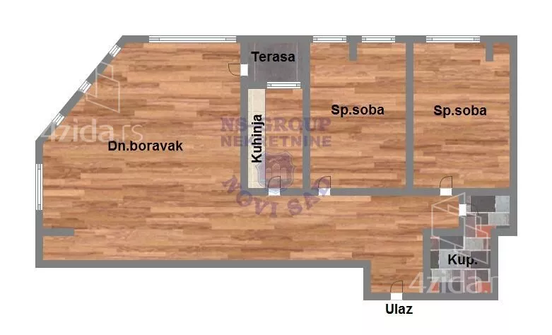 Trosoban stan | 4zida
