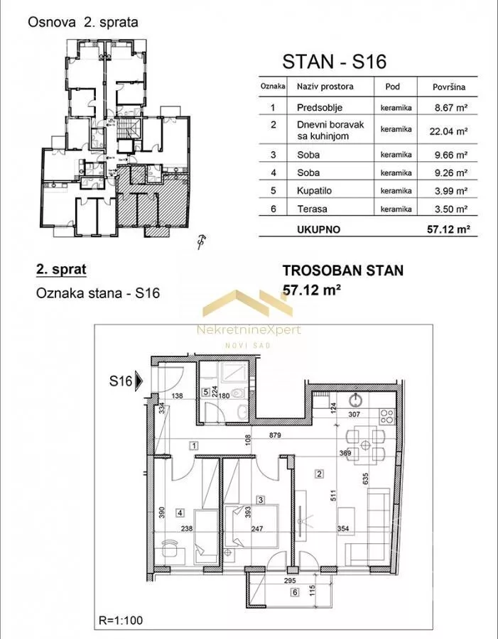 Trosoban stan | 4zida