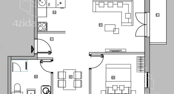Dvosoban stan | 4zida