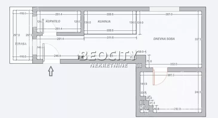 Jednoiposoban stan | 4zida