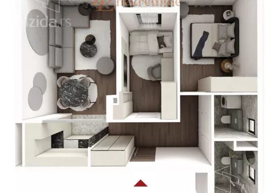 Dvoiposoban stan | 4zida