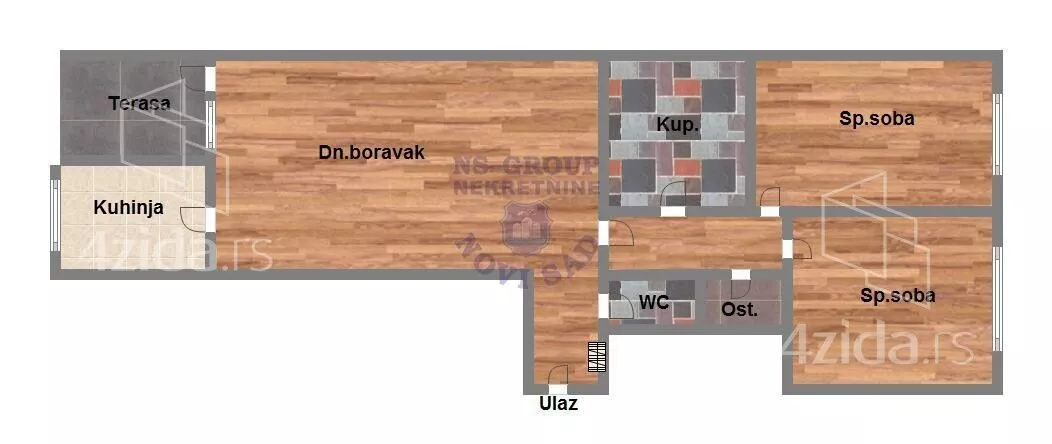 Trosoban stan | 4zida