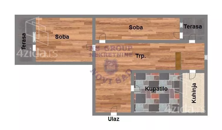 Dvosoban stan | 4zida