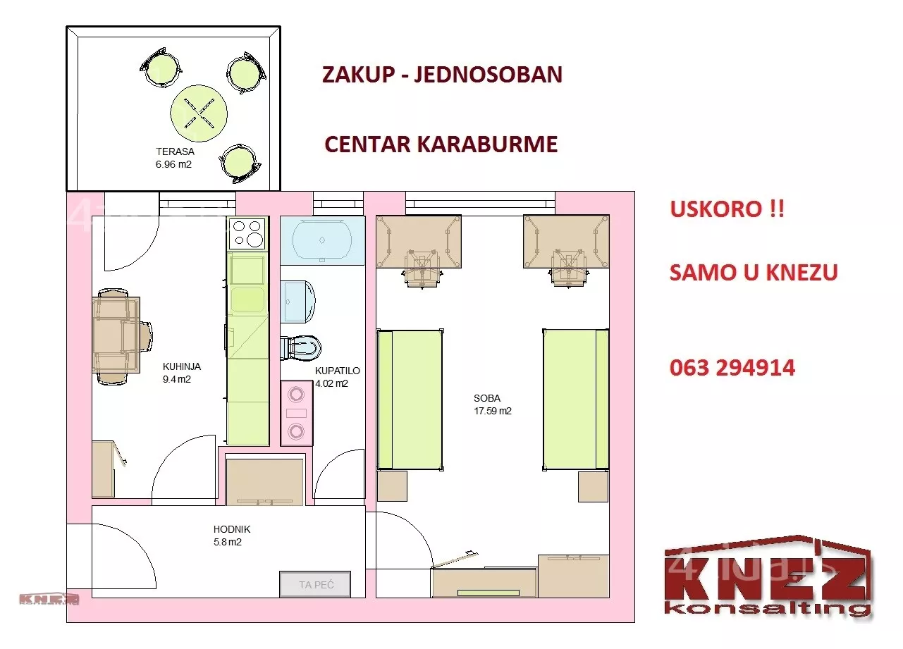 Jednosoban stan | 4zida