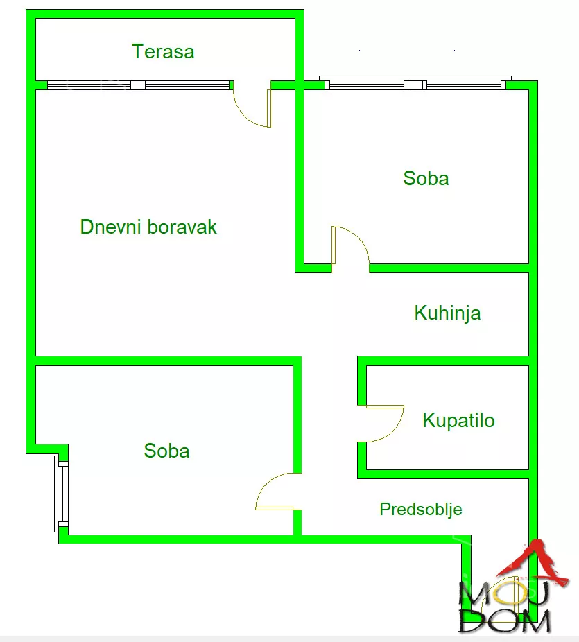 Trosoban stan | 4zida