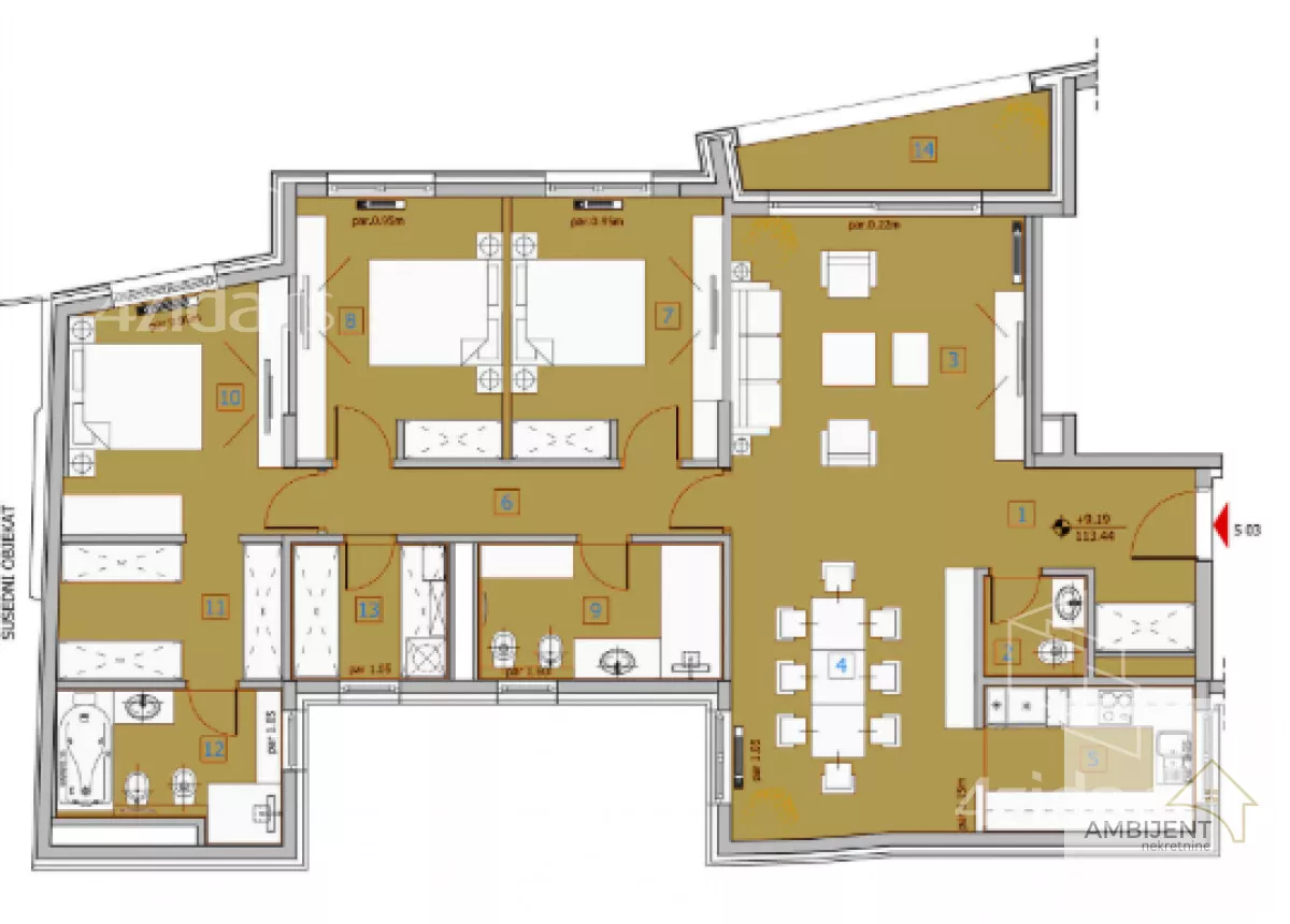 Četvorosoban stan | 4zida