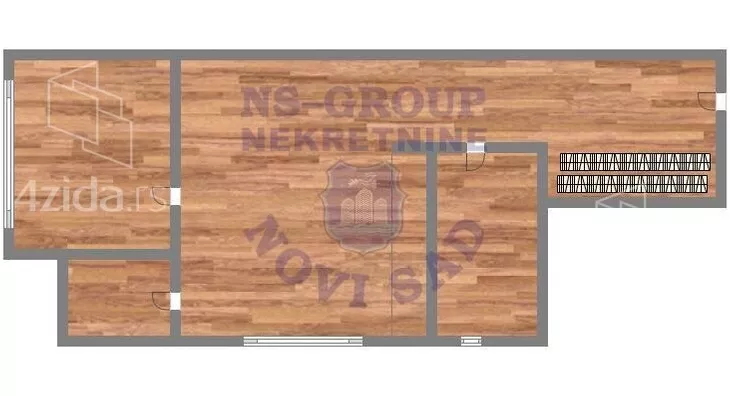 Dvosoban stan | 4zida