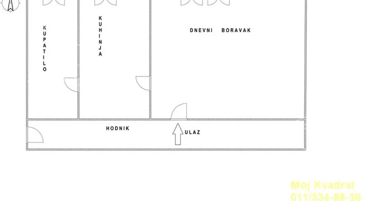 Jednosoban stan | 4zida