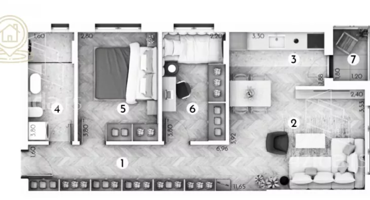 Dvosoban stan | 4zida