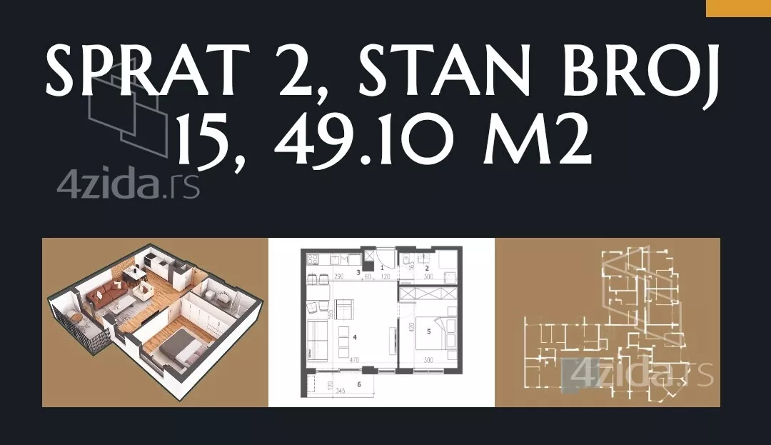 Dvosoban stan | 4zida