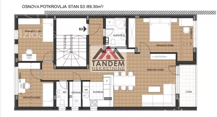 Troiposoban stan | 4zida