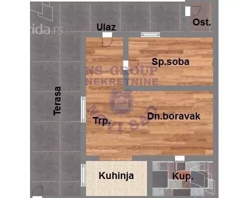 Jednoiposoban stan | 4zida