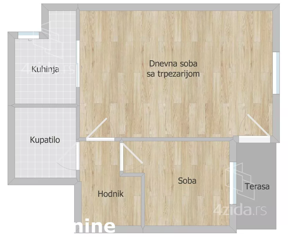 Jednoiposoban stan | 4zida