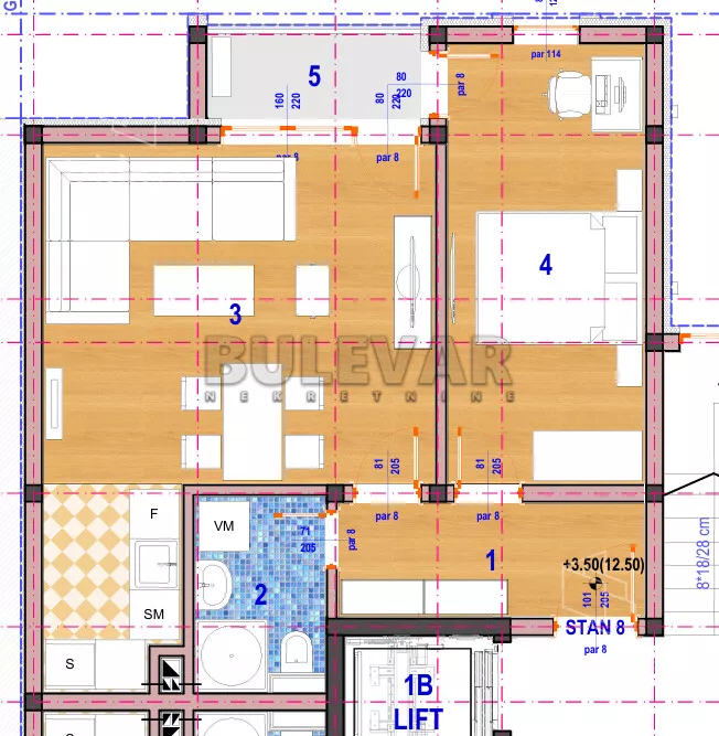 Jednoiposoban stan | 4zida