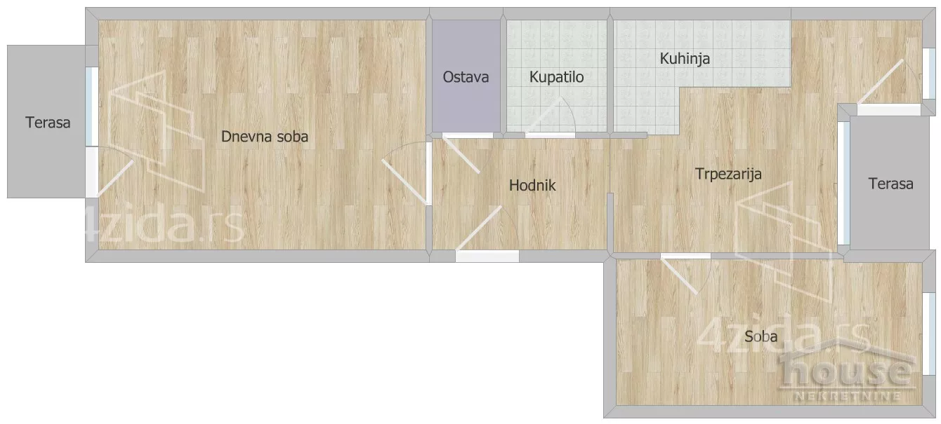 Dvosoban stan | 4zida